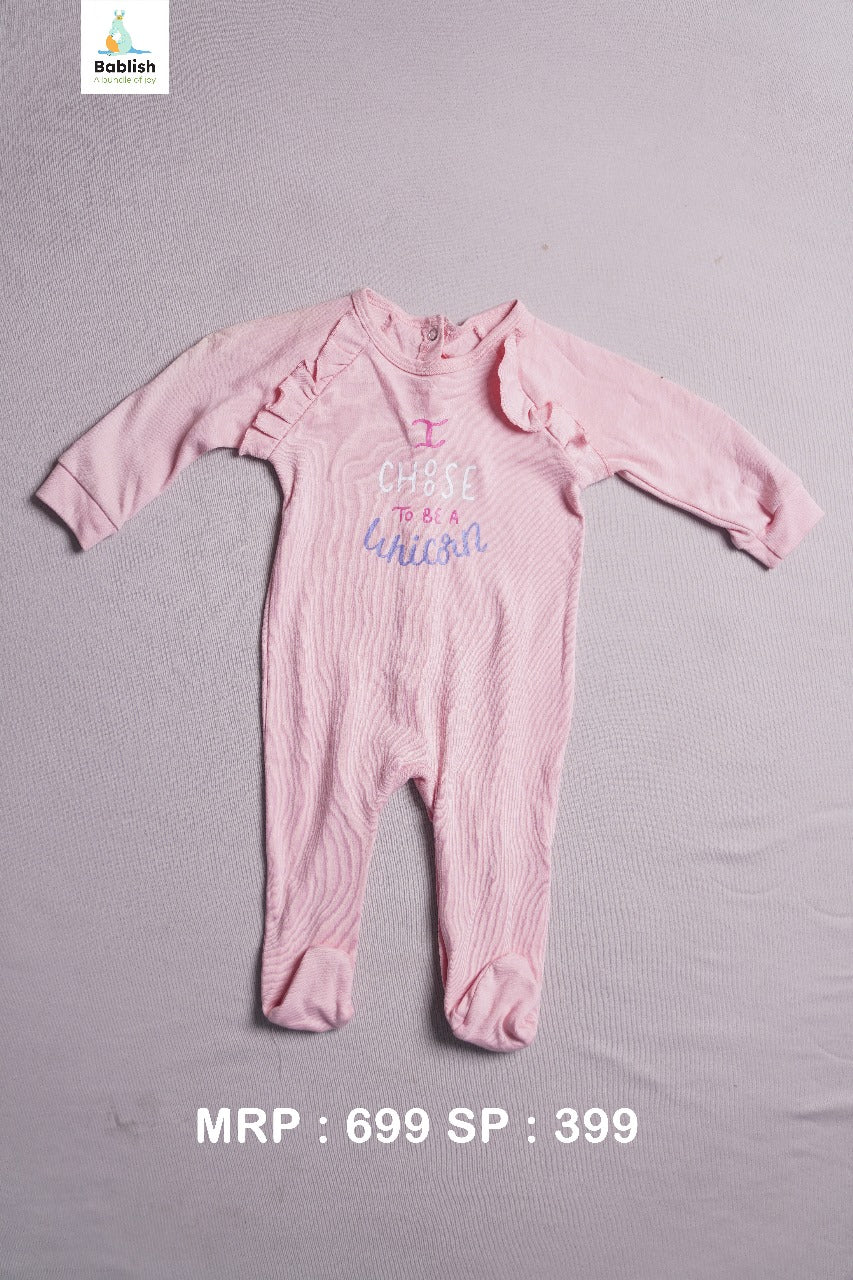 Add to List Juniors Printed Closed Feet Sleepsuit