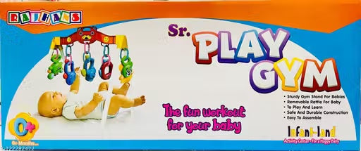 giftsrus Play Gym for Baby with Hanging Rattles Activity Toy-Birthday Gift  (Multicolor)