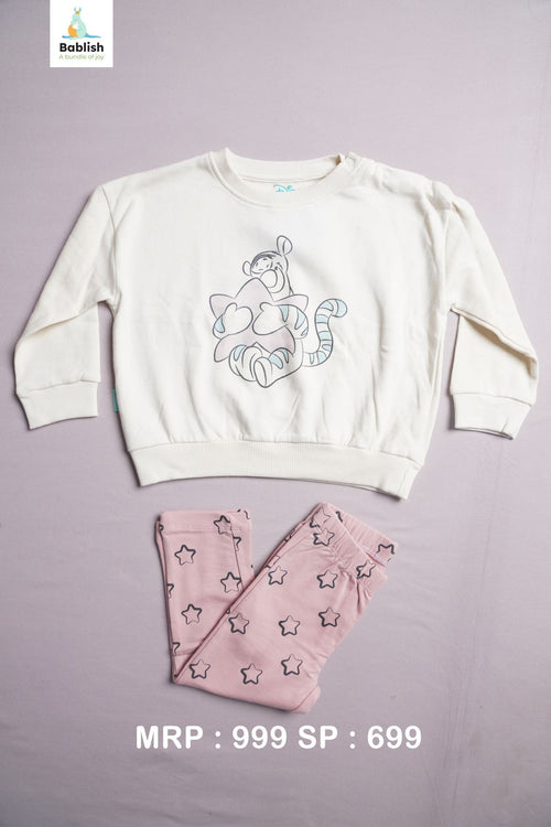2-piece printed sweatshirt set